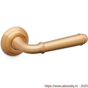 Mandelli1953 1341 Hartù deurkruk op rozet 51x12 mm mat messing - A21014487 - afbeelding 1