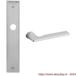Mandelli1953 1460 PC72 Kiri deurkruk op langschild 240x40 mm PC72 mat chroom - A21014105 - afbeelding 1
