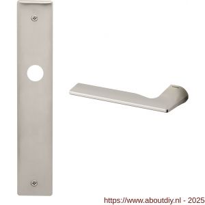 Mandelli1953 1460L PC85 Kiri deurkruk gatdeel linkswijzend op langschild 240x40 mm PC85 nikkel - A21016354 - afbeelding 1