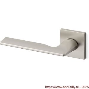 Mandelli1953 1461L Kiri deurkruk gatdeel op rozet 50x50x6 mm linkswijzend nikkel - A21009720 - afbeelding 1