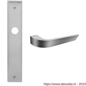 Mandelli1953 1500 WC55/8 Nuria deurkruk op langschild 240x40 mm WC55/8 mat chroom - A21014109 - afbeelding 1