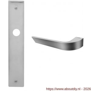 Mandelli1953 1500L BB56 Nuria deurkruk gatdeel op langschild 240x40 mm BB56 linkswijzend mat chroom - A21016114 - afbeelding 1