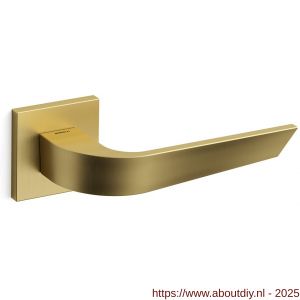 Mandelli1953 1501 Nuria deurkruk op rozet 50x50x6 mm mat messing - A21009083 - afbeelding 1