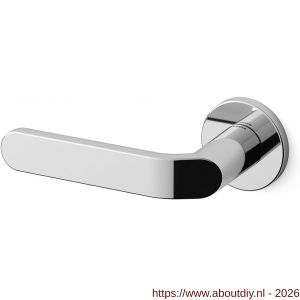 Mandelli1953 1611L Callas deurkruk gatdeel op rozet 51x6 mm linkswijzend chroom - A21009740 - afbeelding 1