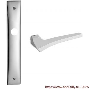 Mandelli1953 1630 WC55/8 Astrid deurkruk op langschild 240x40 mm WC55/8 chroom - A21014142 - afbeelding 1
