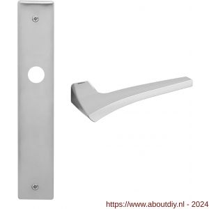 Mandelli1953 1630 WC55/8 Astrid deurkruk op langschild 240x40 mm WC55/8 mat chroom - A21014112 - afbeelding 1