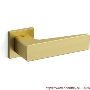 Mandelli1953 1651 Virgo deurkruk op rozet 50x50x6 mm mat messing - A21011769 - afbeelding 1