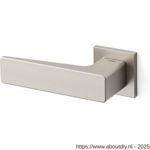 Mandelli1953 1651L Virgo deurkruk gatdeel op rozet 50x50x6 mm linkswijzend mat nikkel - A21011773 - afbeelding 1