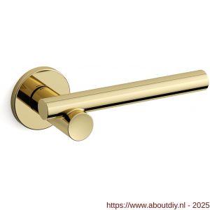 Mandelli1953 1671 Bilbao deurkruk op rozet 51x6 mm messing gepolijst - A21009112 - afbeelding 1