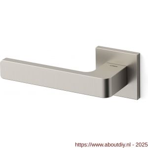 Mandelli1953 1681L Lario deurkruk gatdeel op rozet 50x50x6 mm linkswijzend mat nikkel - A21009792 - afbeelding 1