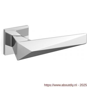 Mandelli1953 1721 zeit deurkruk op rozet 50x50x6 mm chroom - A21009123 - afbeelding 1