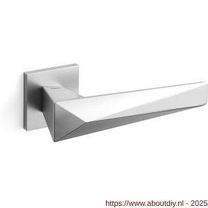 Mandelli1953 1721 zeit deurkruk op rozet 50x50x6 mm mat chroom - A21009124 - afbeelding 1
