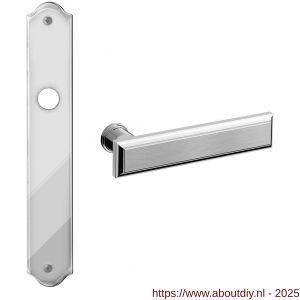 Mandelli1953 1740 Kuki deurkruk op langschild 248x48 mm chroom-mat chroom - A21014279 - afbeelding 1