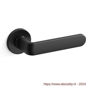 Mandelli1953 1801 PP33 deurkruk op rozet mat zwart - A21009159 - afbeelding 1