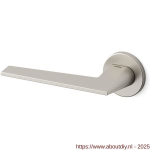 Mandelli1953 1941L Aries deurkruk gatdeel op rozet 51x6 mm linkswijzend mat nikkel - A21011836 - afbeelding 1