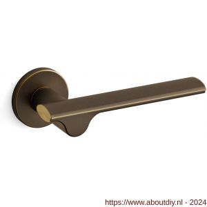 Mandelli1953 3191 Ara deurkruk op rozet 51x6 mm mat brons - A21009167 - afbeelding 1