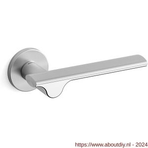 Mandelli1953 3191 Ara deurkruk op rozet 51x6 mm mat chroom-chroom - A21009165 - afbeelding 1