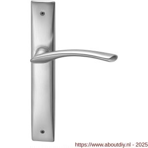 Mandelli1953 350R BB72 Zoom deurkruk gatdeel rechtswijzend op langschild BB72 mat chroom - A21017617 - afbeelding 1