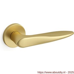 Mandelli1953 381 Zoe deurkruk op rozet mat messing - A21009171 - afbeelding 1