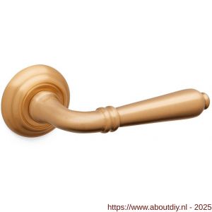 Mandelli1953 531 Sevilla deurkruk op rozet 51x12 mm mat messing - A21014490 - afbeelding 1