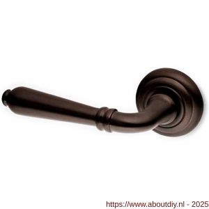 Mandelli1953 531L Sevilla deurkruk gatdeel linkswijzend op rozet 51x12 mm antiek brons - A21015235 - afbeelding 1