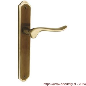 Mandelli1953 690 Rondo deurkruk op langschild 260x47 mm blind brons - A21013546 - afbeelding 1