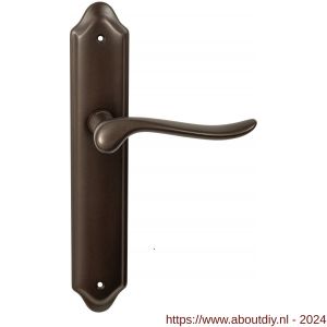 Mandelli1953 690 PC55 Rondo deurkruk op langschild 260x47 mm PC55 antiek brons - A21013524 - afbeelding 1