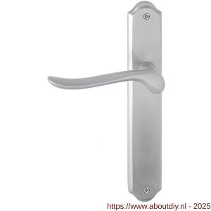 Mandelli1953 690L Rondo deurkruk gatdeel linkswijzend op langschild 260x47 mm blind mat chroom - A21013578 - afbeelding 1