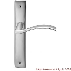 Mandelli1953 710R BB56 Zen deurkruk gatdeel op langschild BB56 rechtswijzend mat chroom-chroom - A21018148 - afbeelding 1