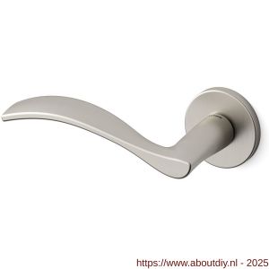 Mandelli1953 711L Zen deurkruk gatdeel op rozet 51x6 mm linkswijzend mat nikkel - A21009928 - afbeelding 1