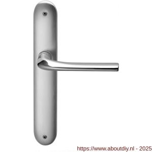 Mandelli1953 720 WC55/8 Filo deurkruk op langschild 238x40 mm WC55/8 mat chroom-chrome - A21014304 - afbeelding 1