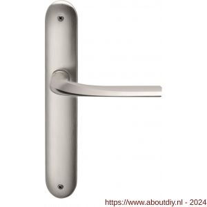 Mandelli1953 720R Filo deurkruk gatdeel rechtswijzend op langschild 238x40 mm BB56 nikkel - A21016329 - afbeelding 1