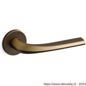 Mandelli1953 721 Filo deurkruk op rozet 51x6 mm mat brons - A21009187 - afbeelding 1