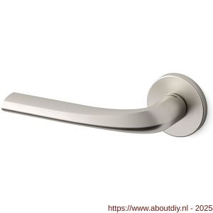 Mandelli1953 721L Filo deurkruk gatdeel op rozet 51x6 mm linkswijzend nikkel - A21009937 - afbeelding 1