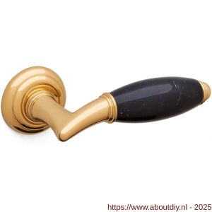 Mandelli1953 8001 Paros deurkruk op rozet 51x12 mm messing gepolijst - A21014497 - afbeelding 1
