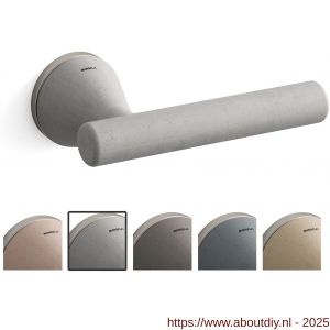 Mandelli1953 8021 Juno deurkruk op rozet 51x6 mm asgrijs-mat nikkel - A21019842 - afbeelding 1