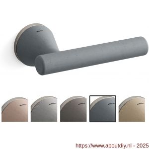 Mandelli1953 8021 Juno deurkruk op rozet 51x6 mm grafiet-mat nikkel - A21019851 - afbeelding 1