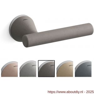 Mandelli1953 8021 Juno deurkruk op rozet 51x6 mm duifgrijs-mat chroom - A21019803 - afbeelding 1