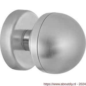 Mandelli1953 0854 deurknop 50 mm draaibaar op rozet chroom-mat chroom - A21013671 - afbeelding 1