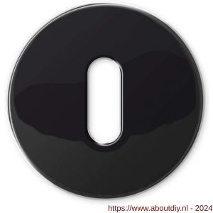 Mandelli1953 911/B sleutelrozet glanzend zwart - A21011671 - afbeelding 1