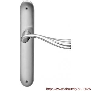 Mandelli1953 990 PC55 River deurkruk op langschild 238x40 mm PC55 mat chroom - A21013732 - afbeelding 1
