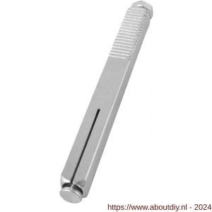 GPF Bouwbeslag AG0055 wisselstift keilbout krukstift 8x8x85 mm voor deurdikte 56 mm - A21006213 - afbeelding 1
