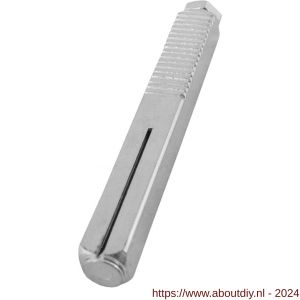 GPF Bouwbeslag AG0060 wisselstift keilbout krukstift 8x8x70 mm voor deurdikte 40 mm - A21006214 - afbeelding 1