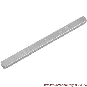 GPF Bouwbeslag AG0094 krukstift excentrisch 8x8x120 mm deurdikte 60 mm - A21006216 - afbeelding 1