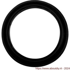 GPF Bouwbeslag AG0140.60 krukring smeedijzer zwart voor smeedijzeren deurkrukken van GPF Bouwbeslag - A21007999 - afbeelding 1