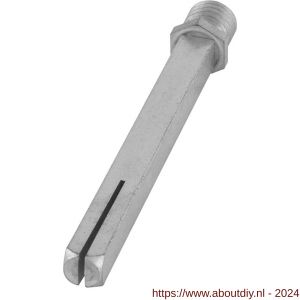 Mandelli AM0075 wisselstift vast-draaibaar M12x15 mm 8x8x100 mm voor deurdikte 56 mm - A21008008 - afbeelding 1