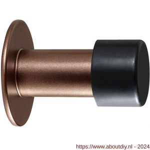 GPF Bouwbeslag Anastasius 0733.A2 deurstopper rond 60x22/50 mm Bronze blend - A21010686 - afbeelding 1
