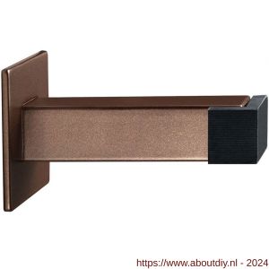 GPF Bouwbeslag Anastasius 0739.A2 deurstopper vierkant 85x20/50 mm Bronze blend - A21010698 - afbeelding 1