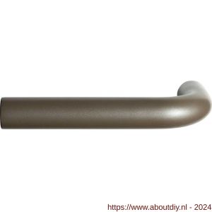 GPF Bouwbeslag Anastasius 1000.A3 L/R Aka L-model 19 mm deurkruk gatdeel links-rechtswijzend Mocca blend - A21010523 - afbeelding 1