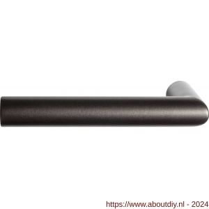 GPF Bouwbeslag Anastasius 1015.A1 L/R Toi L-haaks model 19 mm deurkruk gatdeel links-rechtswijzend Dark blend - A21010525 - afbeelding 1